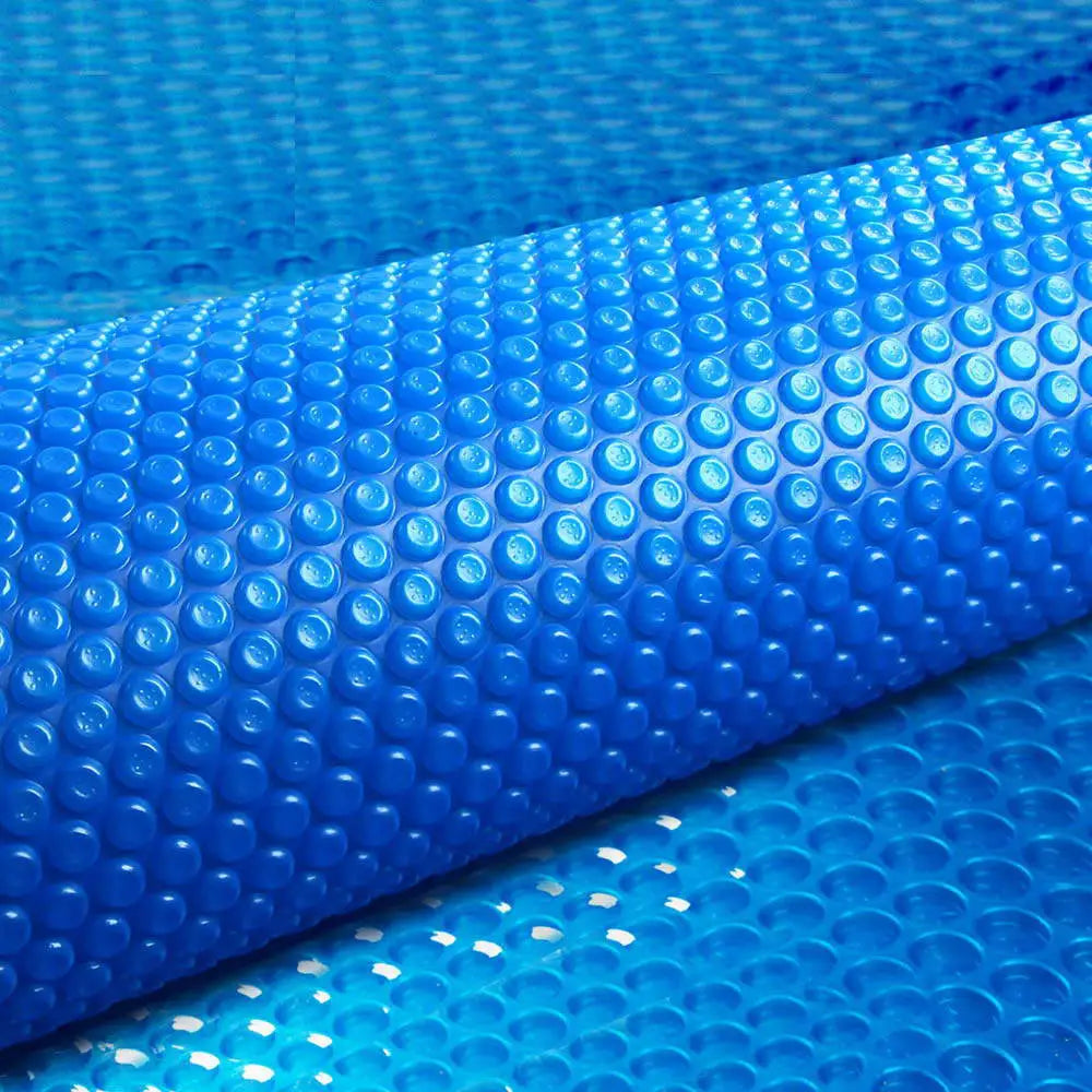 Aquabuddy Pool Cover 500 Micron 10x4m Swimming Pool Solar Blanket Blue - Home & Garden > Pool & Accessories