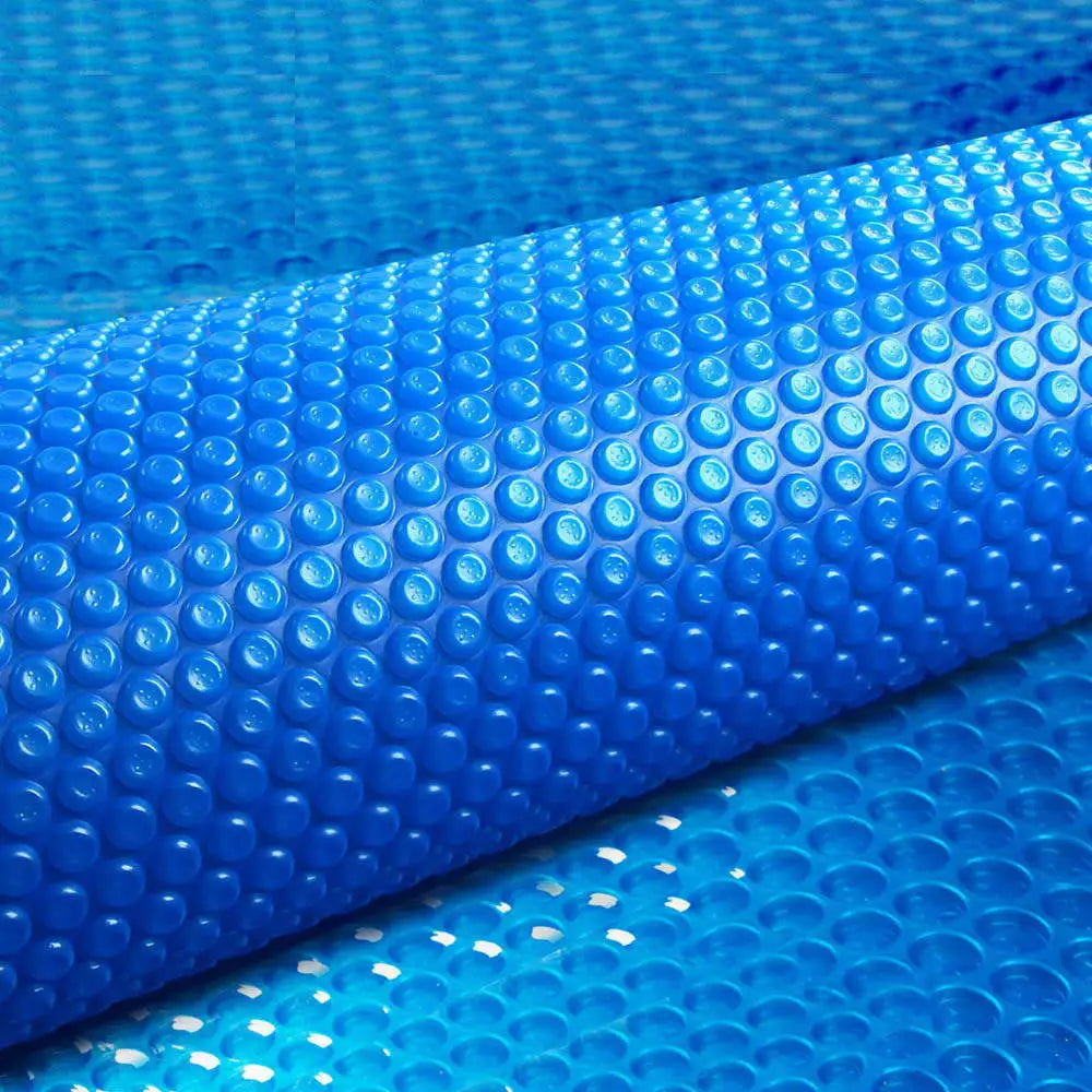 Aquabuddy Pool Cover 500 Micron 9.5x5m Swimming Pool Solar Blanket Blue - Home & Garden > Pool & Accessories