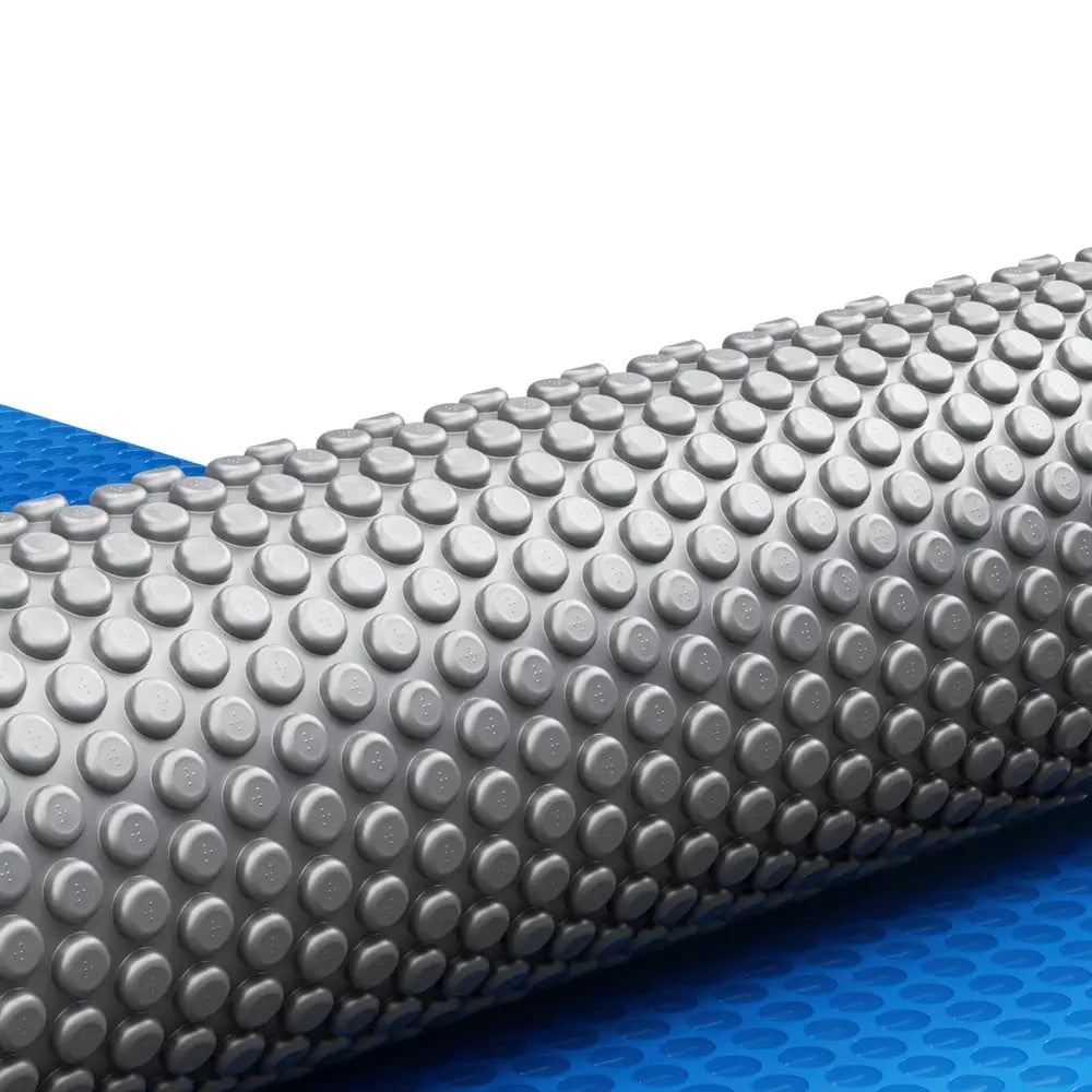 Aquabuddy Pool Cover 600 Micron 11x6.2m Swimming Pool Solar Blanket Blue Silver - Home & Garden > Pool & Accessories >