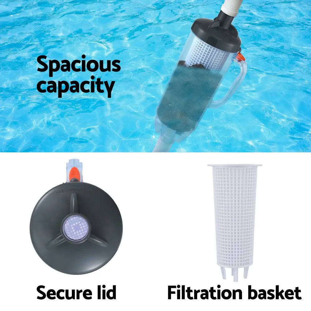 Aquabuddy Pool Leaf Canister Cleaner Suction Catcher In-ground Swimming Pools - Home & Garden > Pool & Accessories >