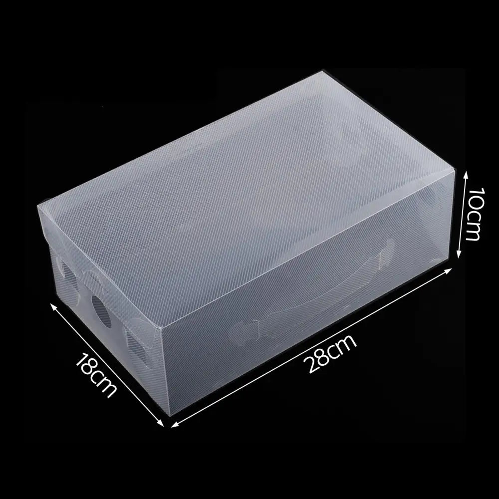 Artiss 20X Shoe Box Storage Clear Case Foldable Stackable - Home & Garden > Storage