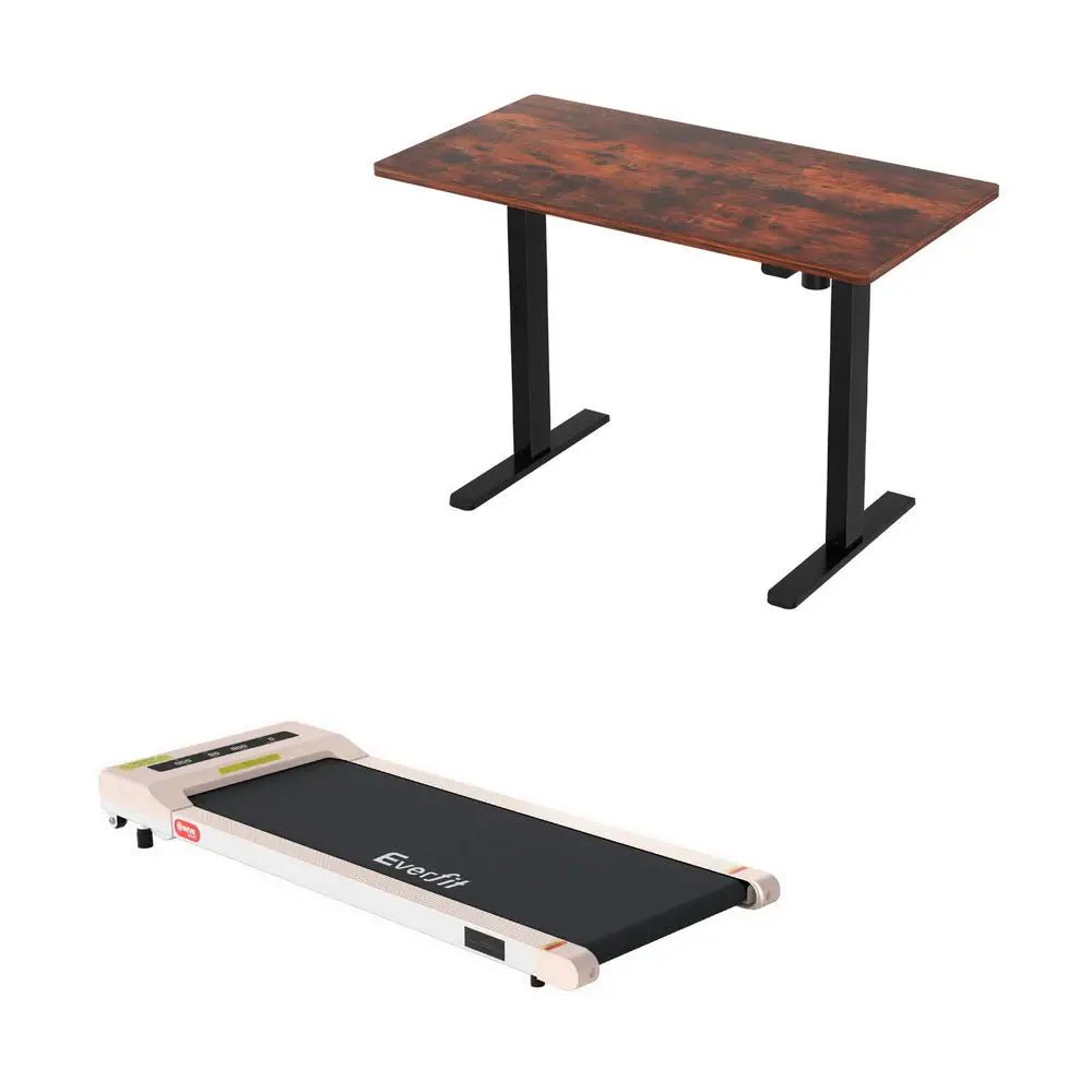 Artiss 360mm Treadmill Electric Walking Pad with 140cm Automatic Standing Desk - Furniture > Office > Desks
