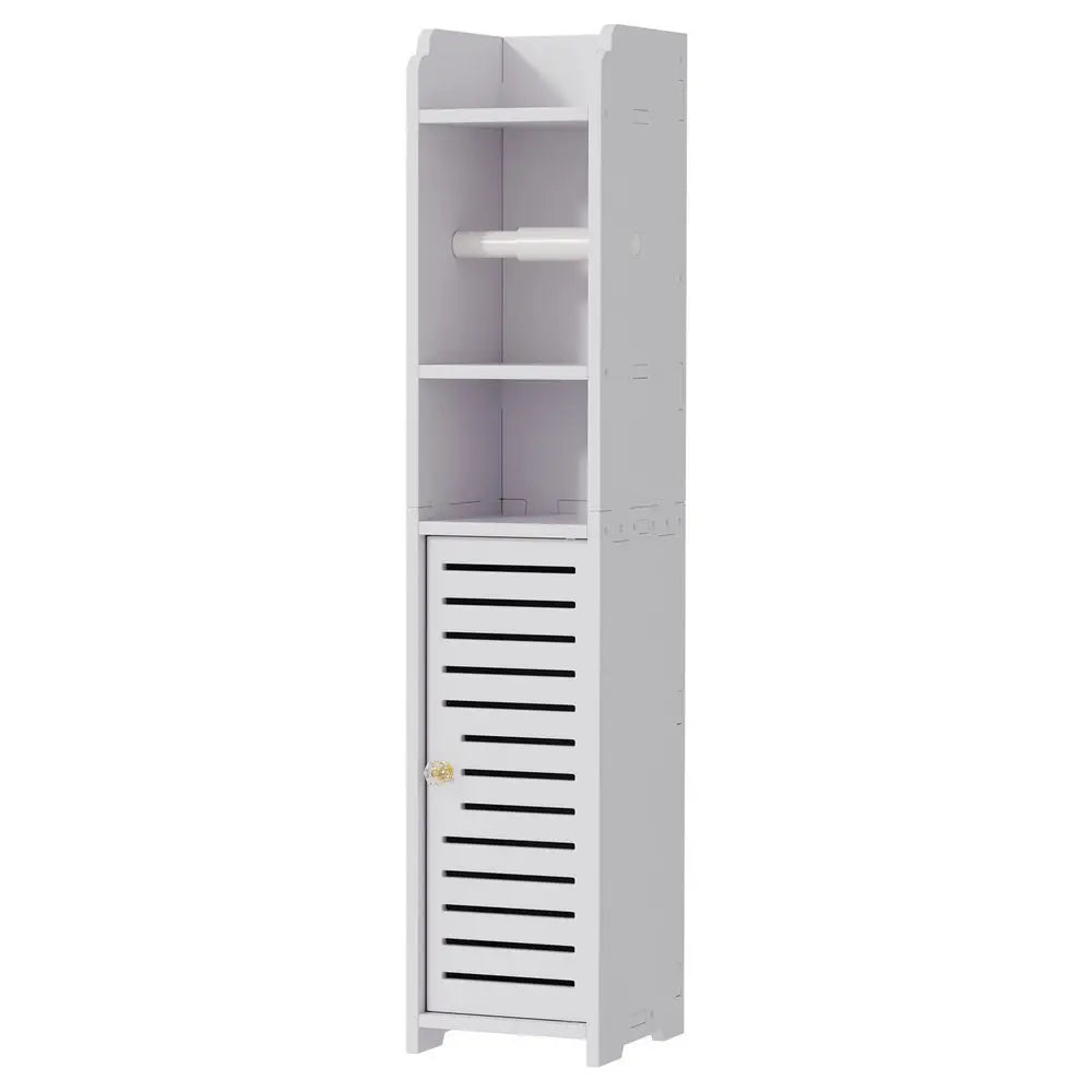 Artiss Bathroom Cabinet Toilet Roll Holder Tissue Organizer 3 Tier Floor Cabinet - Furniture > Bathroom