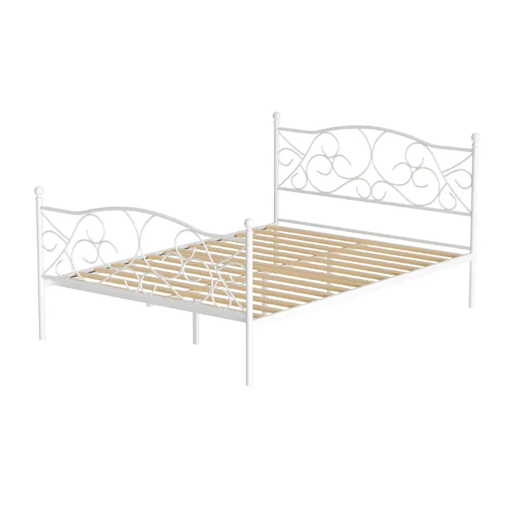 Artiss Bed Frame Double Size Metal Frame GROA - Furniture > Bedroom