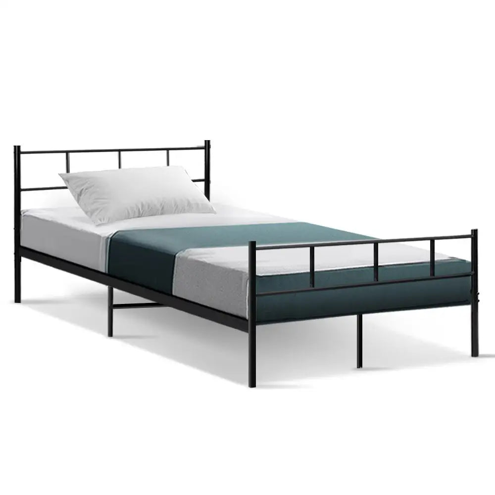Artiss Bed Frame King Single Metal Bed Frames SOL - Furniture > Bedroom