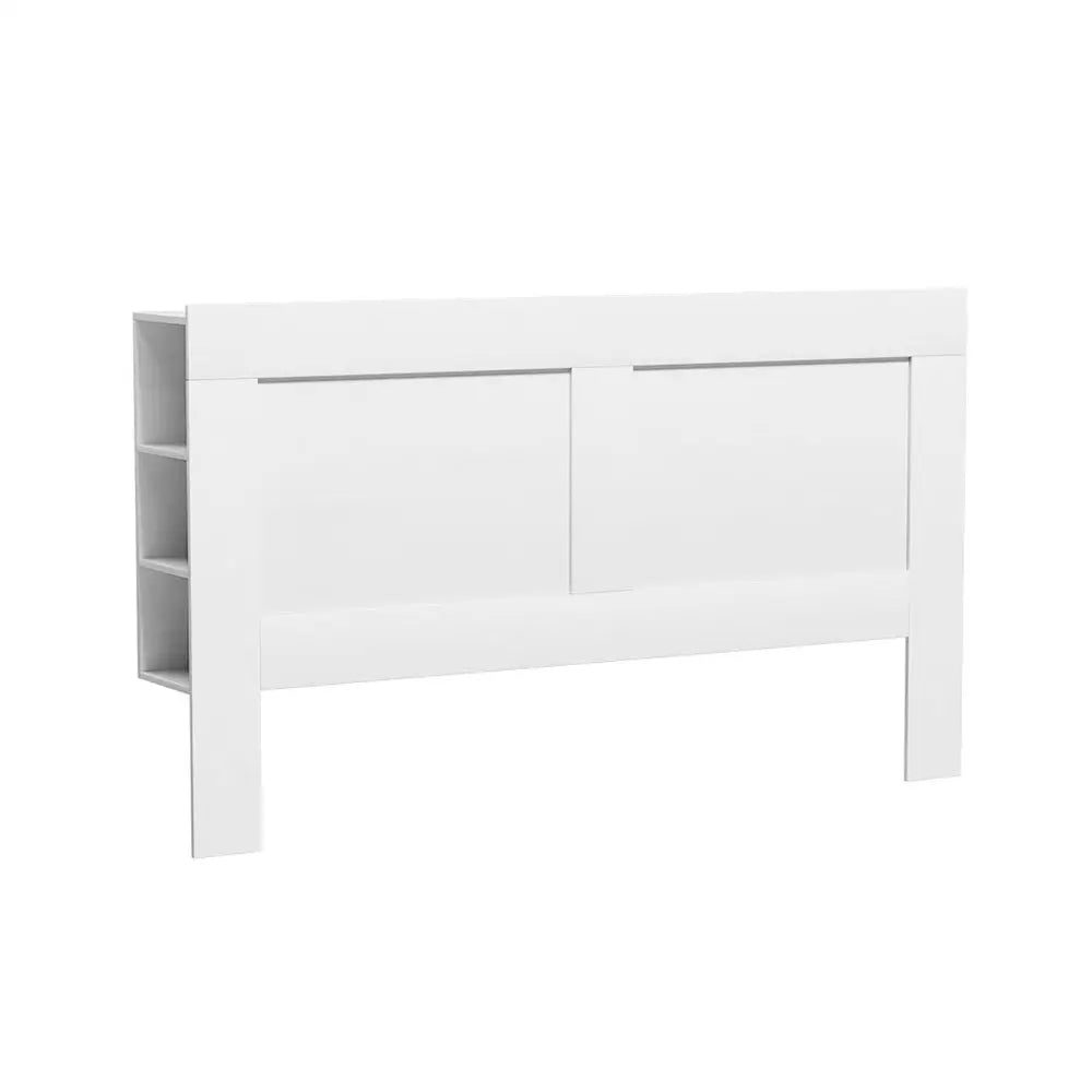 Artiss Bed Head Headboard King with Shelves - CABI White - Furniture > Living Room > Bookcases & Shelves