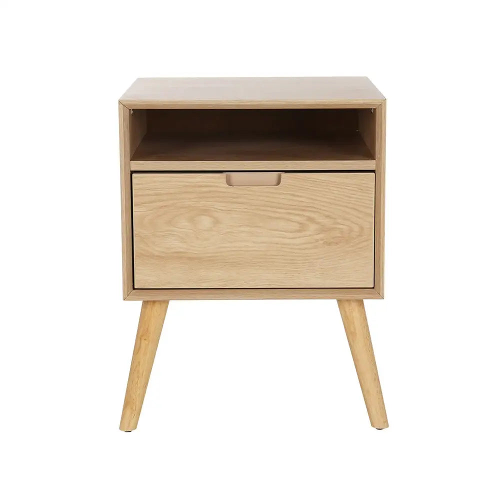 Artiss Bedside Table Drawers Side Table Shelf Storage Cabinet Nightstand GORR - Furniture > Bedroom