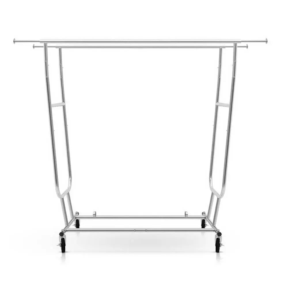 Artiss Clothes Rack Double Rail Coat Stand Adjustable Hanger - Furniture > Bedroom