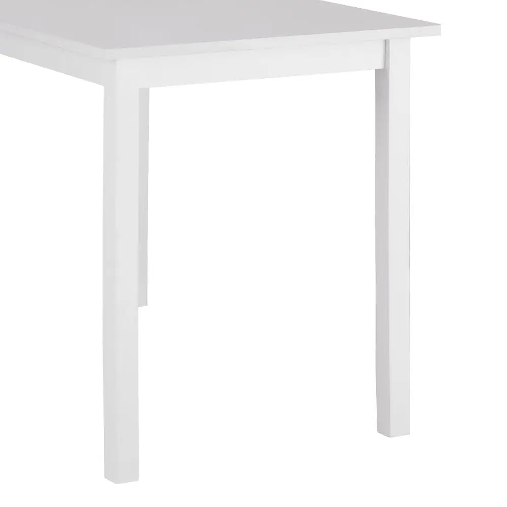 Artiss Dining Chairs and Table Dining Set 4 Cafe Chairs Set Of 5 4 Seater White - Furniture > Dining