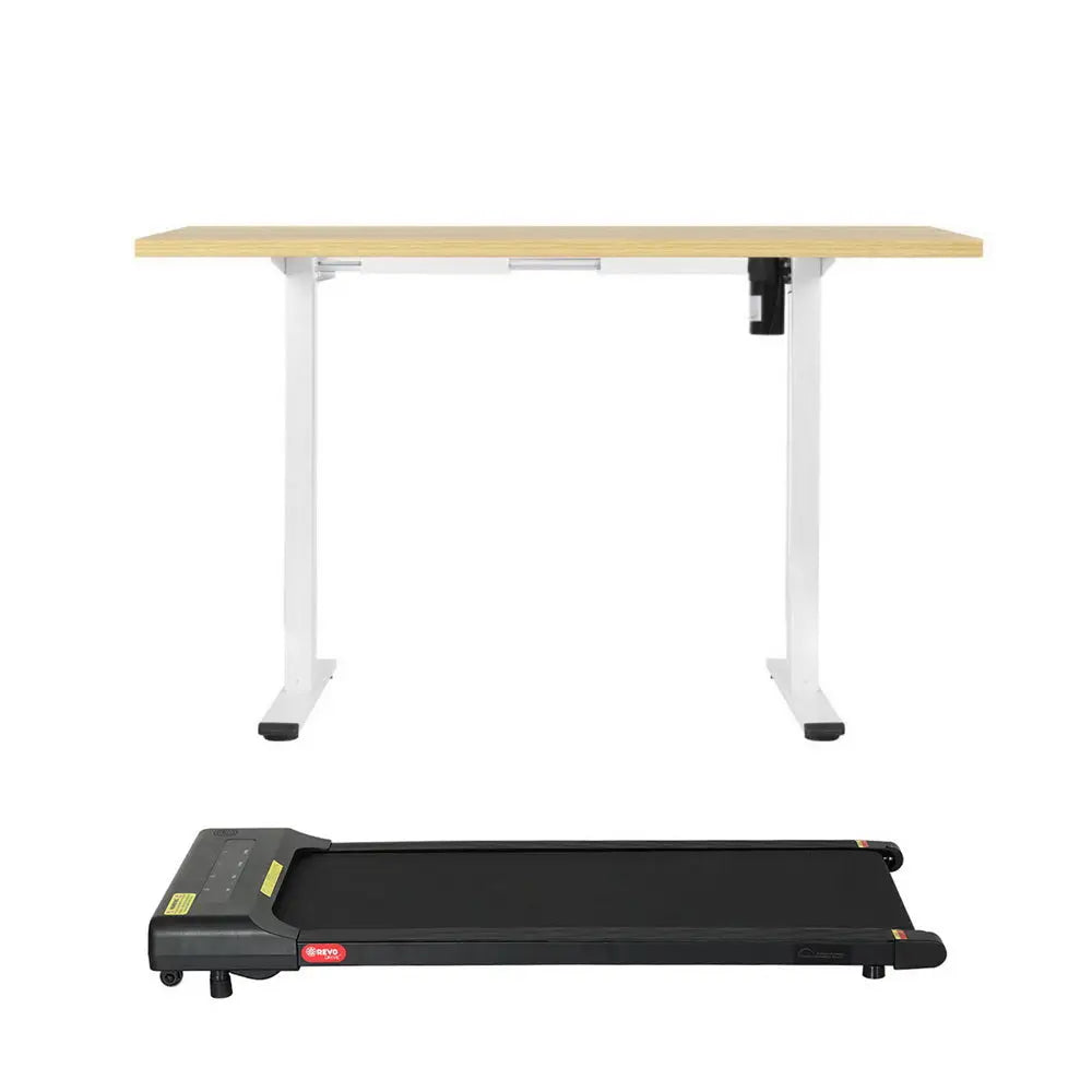 Artiss Electric Treadmill with 120cm Automatic Standing Desk Walking Pad 400mm - Furniture > Office > Desks