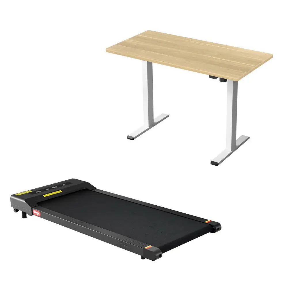 Artiss Electric Treadmill with 120cm Automatic Standing Desk Walking Pad 400mm - Furniture > Office > Desks