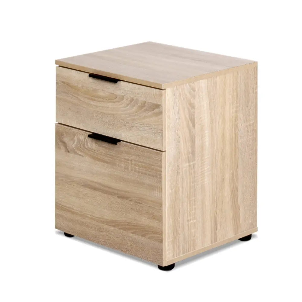 Artiss Filing Cabinet 2 Drawer Office Storage Organiser - Furniture > Office