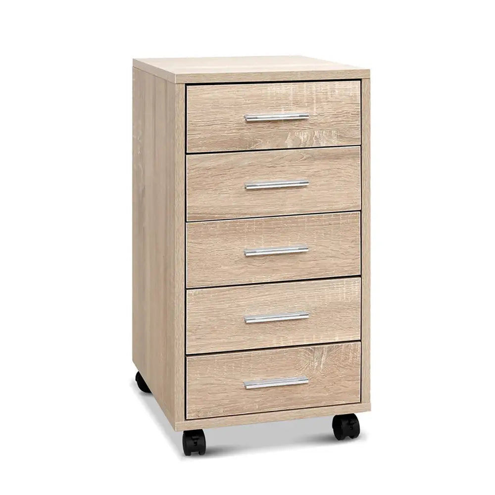Artiss Filing Cabinet 5 Drawer Office Storage Organiser - Home & Garden > Home Office Accessories > Filing &