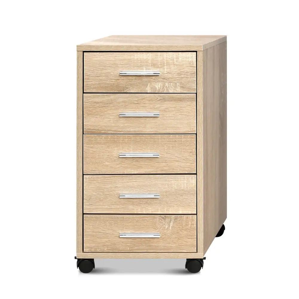 Artiss Filing Cabinet 5 Drawer Office Storage Organiser - Home & Garden > Home Office Accessories > Filing &