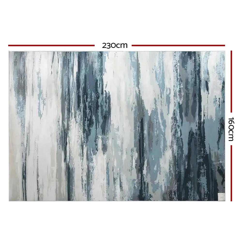 Artiss Floor Rug 160x230 Washable Mat Carpet Short Pile Poca - Home & Garden > Rugs