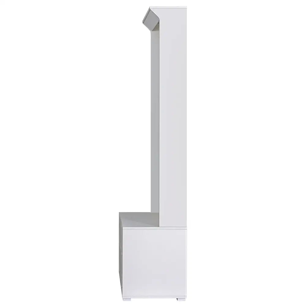 Artiss Shoe Cabinet Storage Rack Shoe Bench Hall Tree Coat Rack White 180CM - Furniture > Living Room