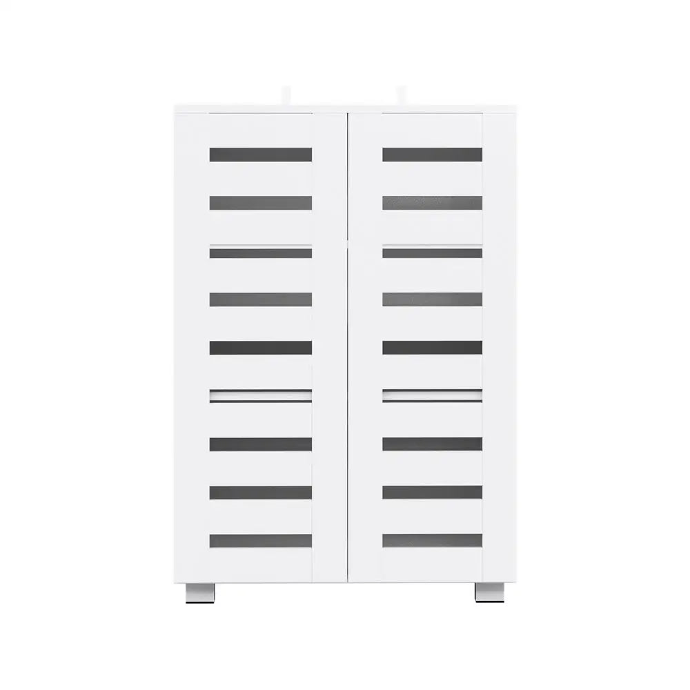Artiss Shoe Rack Storage Cabinet 20 Pairs 5-tier White Alster - Furniture > Living Room > Shoe Storage