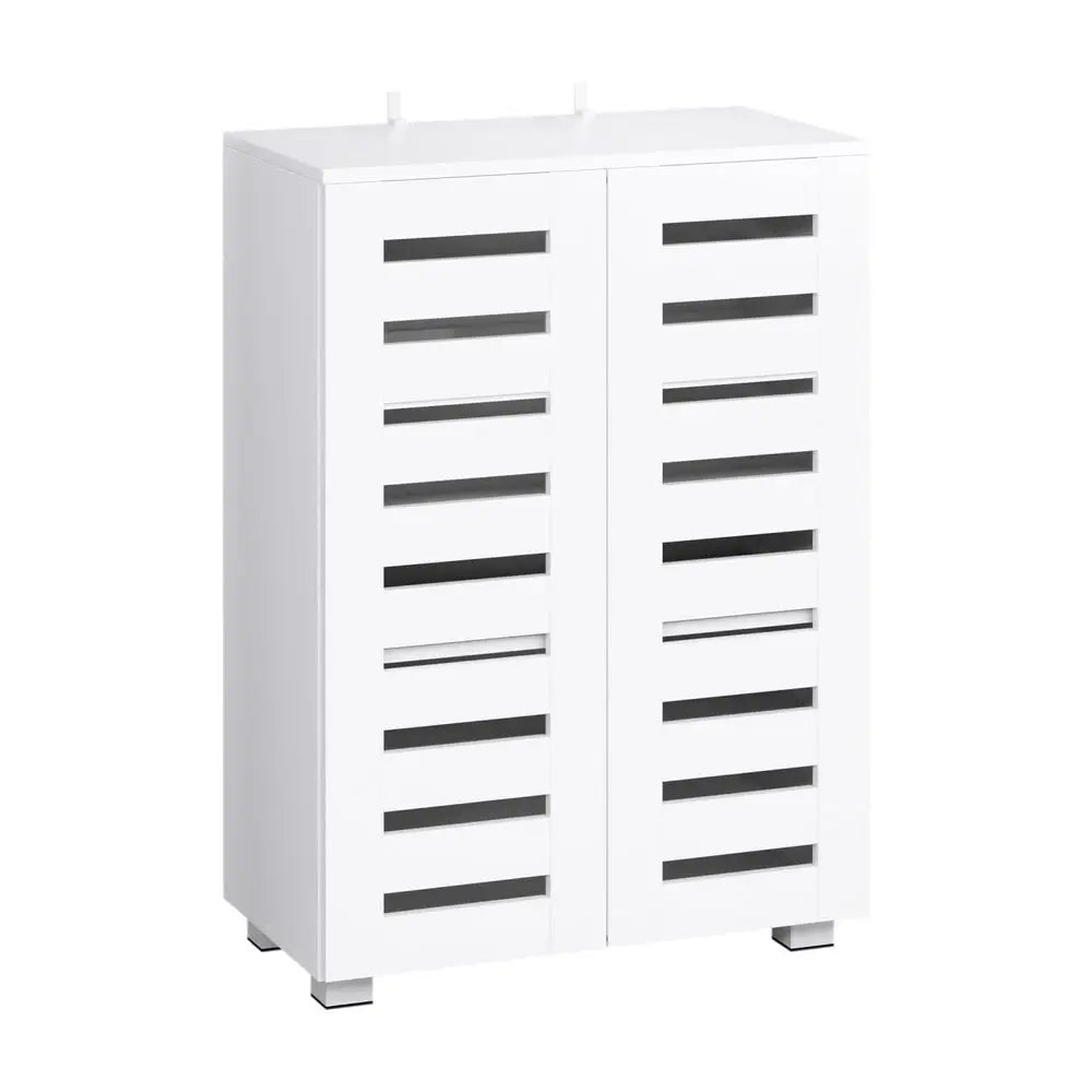 Artiss Shoe Rack Storage Cabinet 20 Pairs 5-tier White Alster - Furniture > Living Room > Shoe Storage