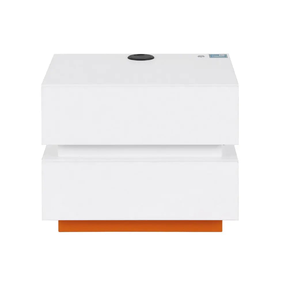 Artiss Smart Bedside Table LED Wireless Charging Ada - Furniture > Bedroom > Bedside Tables