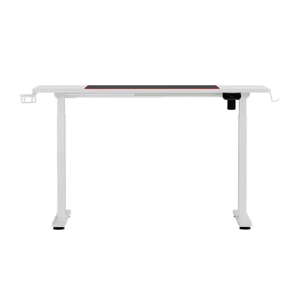 Artiss Standing Desk Motorised Gaming Desks White 140CM - Furniture > Office