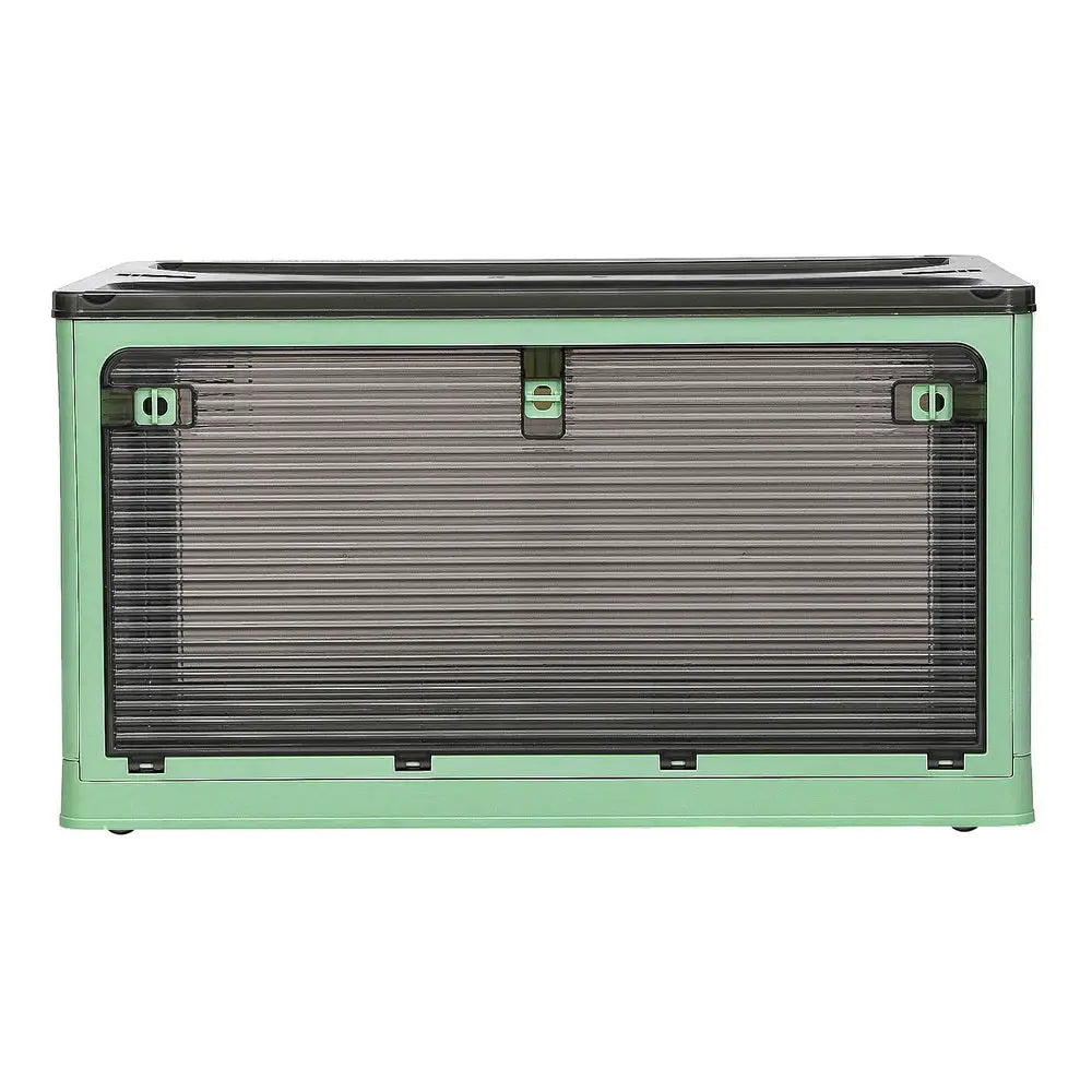 Artiss Storage Foldable Stackable Large 5 Sides Open Transparent 140L - Home & Garden > Storage