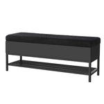 Artiss Storage Ottoman Blanket Box 110cm Boucle Shelf - Furniture > Living Room > Ottomans & Footstools