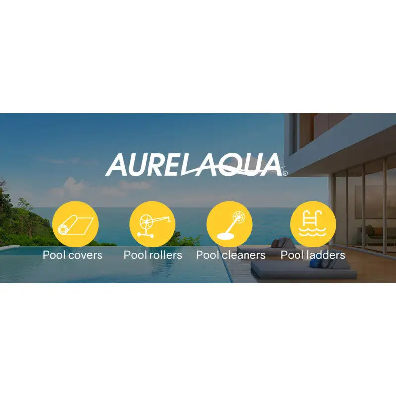 AURELAQUA Pool Cover 500 Micron 11x5m Solar Blanket Swimming Thermal Blue Silver - Home & Garden > Pool & Accessories