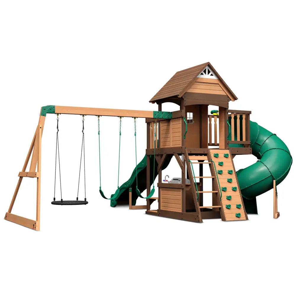 Backyard Discovery Cedar Cove Play Centre - Baby & Kids > Baby & Kid’s Toys > Outdoor Play Equipment
