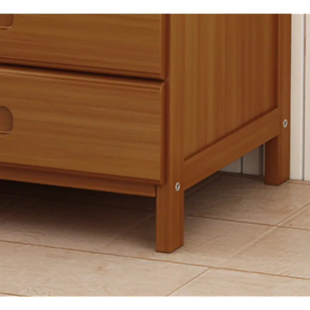 Bamboo Bedside Table Nightstand Storage Bedroom Sofa Side Stand - Furniture > Office