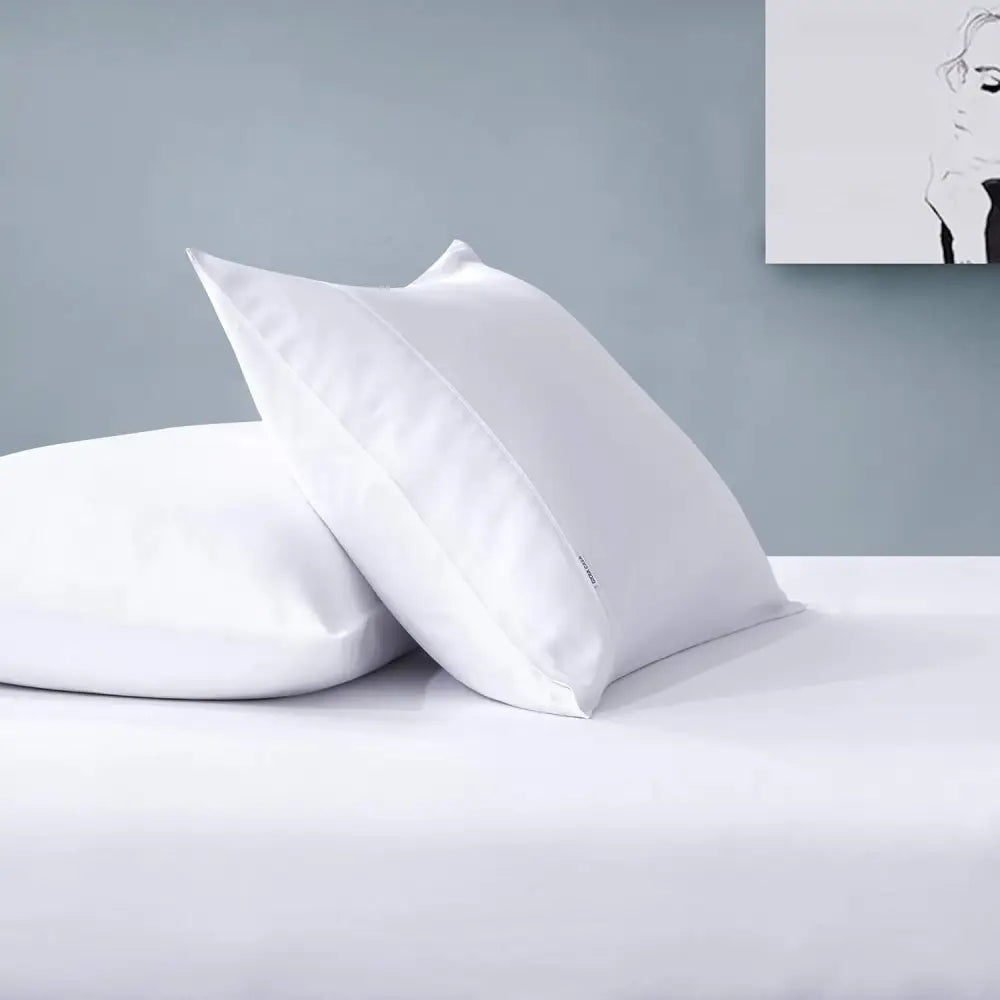 Bamboo Cotton Blend All Season Bedding Set - White - Single Size - Home & Garden > Bedding > Bed Sheets