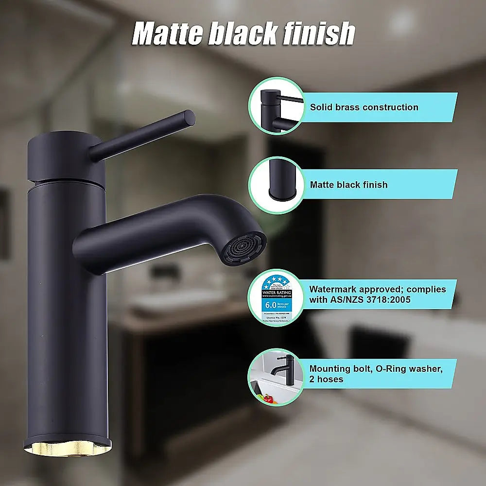 Basin Mixer Tap Faucet -Kitchen Laundry Bathroom Sink - Furniture > Bathroom > Tap & Sink Accessories