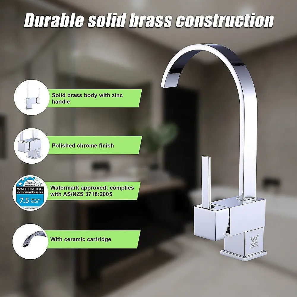 Basin Mixer Tap Faucet -Kitchen Laundry Bathroom Sink - Furniture > Bathroom > Tap & Sink Accessories