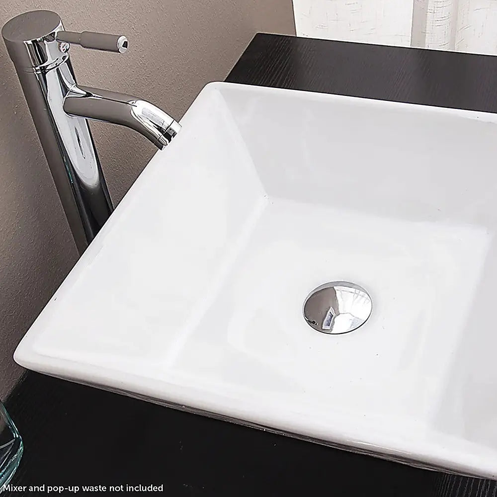 Bathroom Ceramic Rectangular Above Countertop Basin for Vanity - Furniture > Bathroom > Sinks