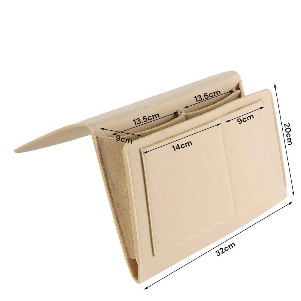 Bed Organiser Bed Caddy Sofa Organiser Bedside Organiser Book Magazines Organiser Black - Home & Garden > Storage