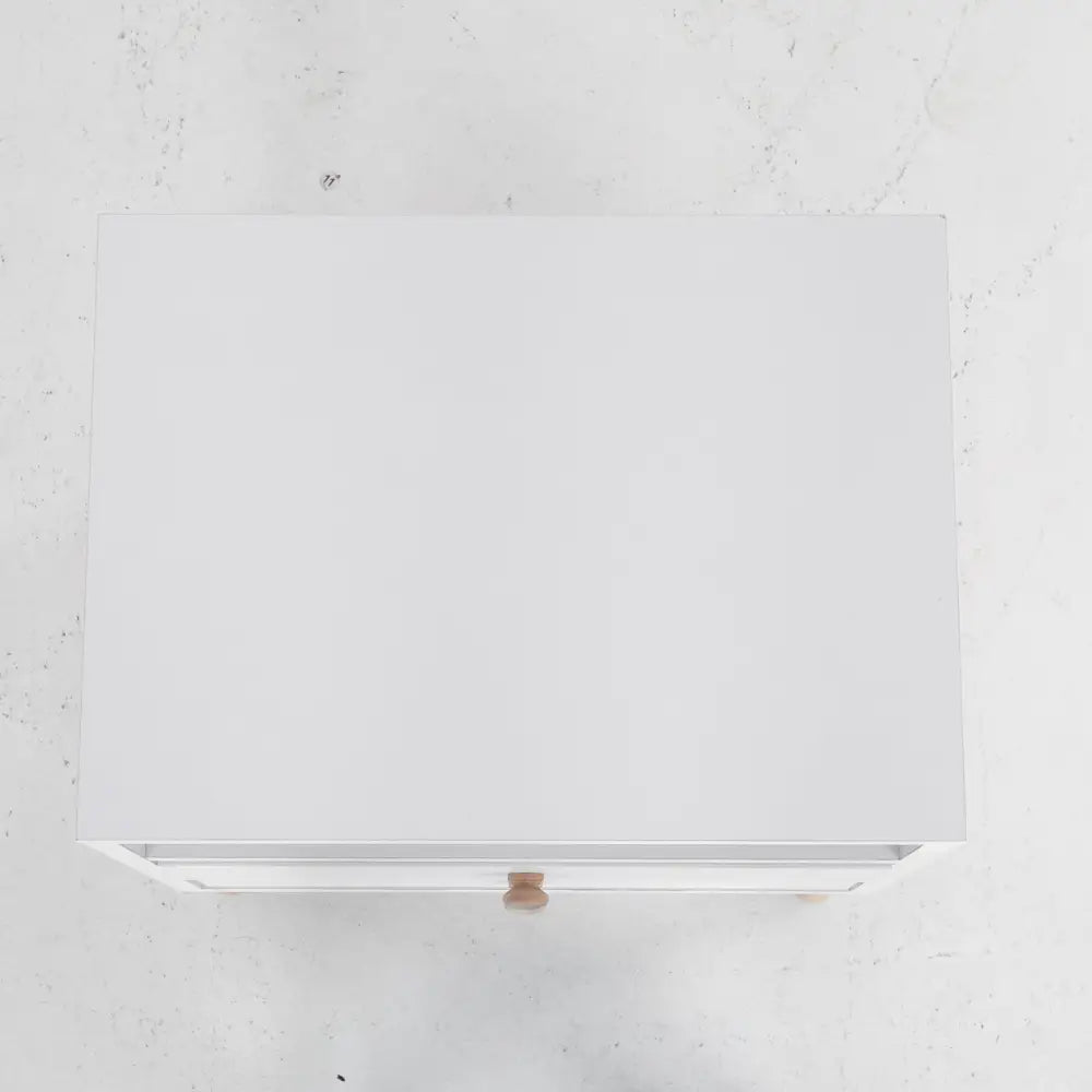 Bedside Table Side Storage Cabinet Nightstand Bedroom 2 Drawer ANYA - WHITE - Furniture > Bedroom
