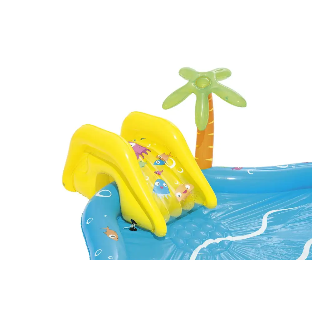 Bestway 273L Inflatable Sea Life Water Fun Park Pool with Slide - 2.8m x 87cm - Home & Garden > Pool & Accessories