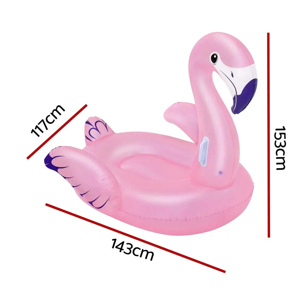 Bestway Flamingo Rider Ride On Float Floating Seat Pool Lounger 1.43Mx1.53M - Home & Garden > Pool & Accessories > Pool
