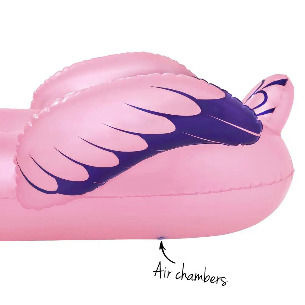 Bestway Flamingo Rider Ride On Float Floating Seat Pool Lounger 1.43Mx1.53M - Home & Garden > Pool & Accessories > Pool