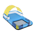 Bestway Inflatable Floating Island Float Lounger Sunshade Pool Bed 3.05Mx1.86M - Home & Garden > Pool & Accessories >