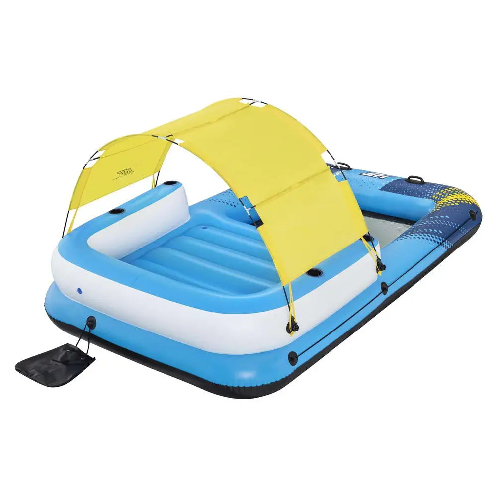Bestway Inflatable Floating Island Float Lounger Sunshade Pool Bed 3.05Mx1.86M - Home & Garden > Pool & Accessories >
