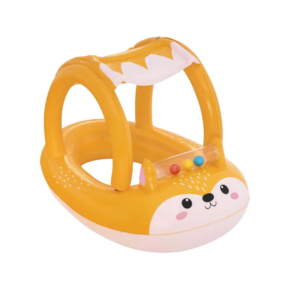 Bestway Kids Inflatable Fox Swim Float Floating Seat Canopy Pool Toys 94x66CM - Home & Garden > Pool & Accessories >