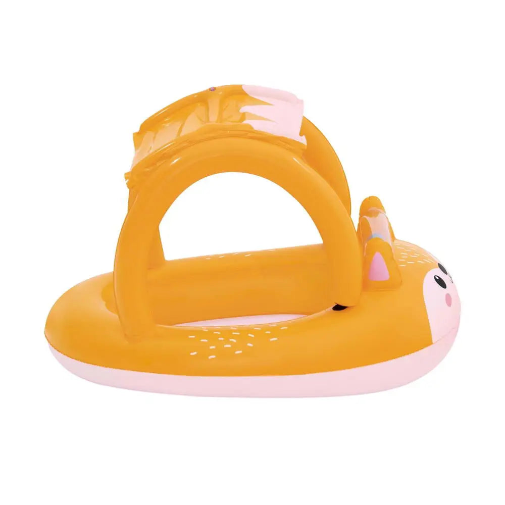 Bestway Kids Inflatable Fox Swim Float Floating Seat Canopy Pool Toys 94x66CM - Home & Garden > Pool & Accessories >