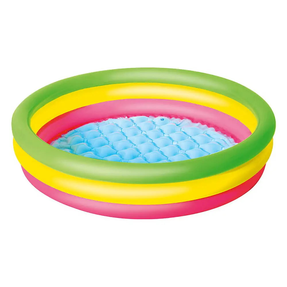 Bestway Kids Inflatable Pool Above Ground Round Splash Pool 102x102x25cm - Home & Garden > Pool & Accessories >