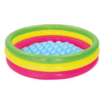 Bestway Kids Inflatable Pool Above Ground Round Splash Pool 102x102x25cm - Home & Garden > Pool & Accessories >
