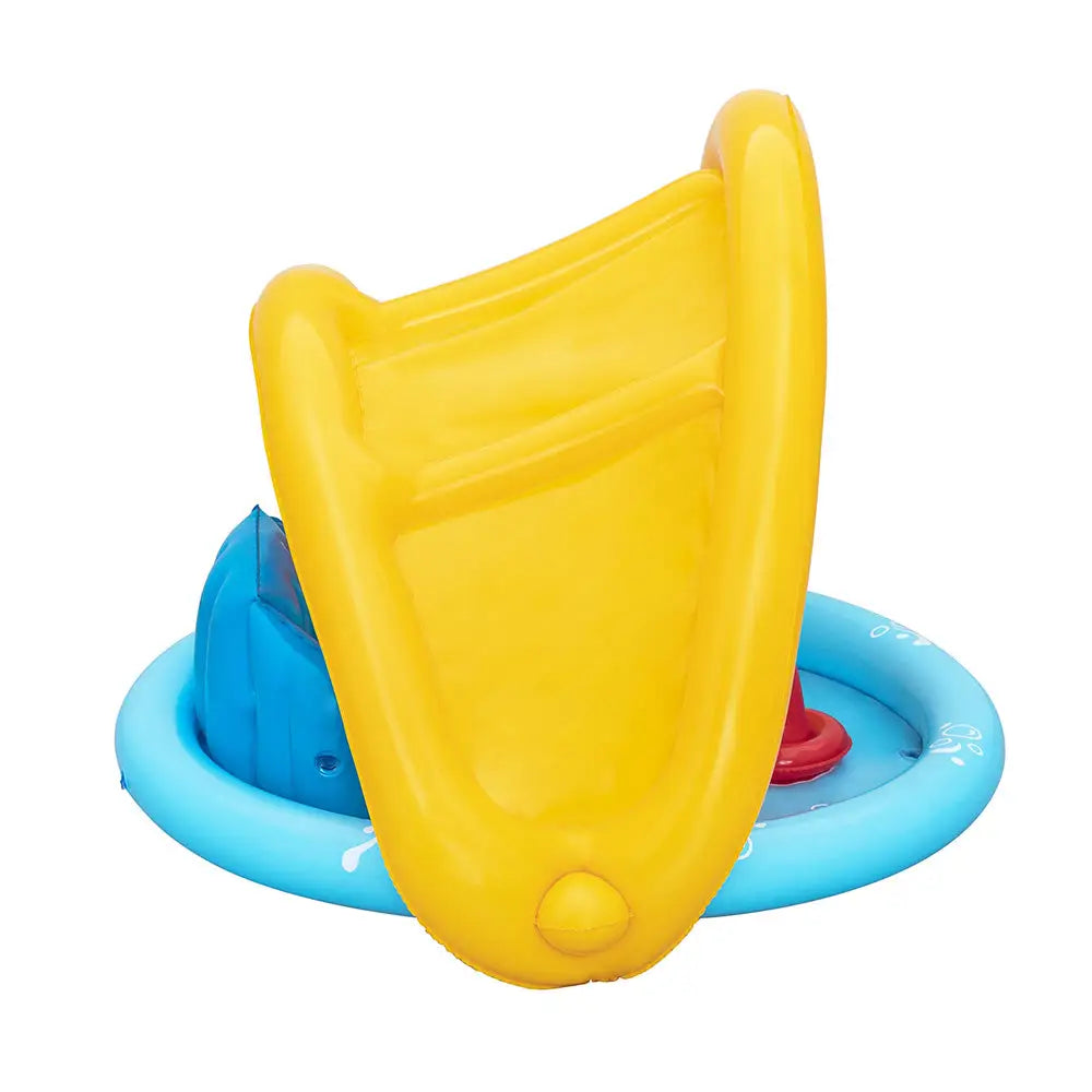 Bestway Kids Pool 115x89x76cm Inflatable Play Swimming Pools w/ Canopy 31L - Home & Garden > Pool & Accessories >