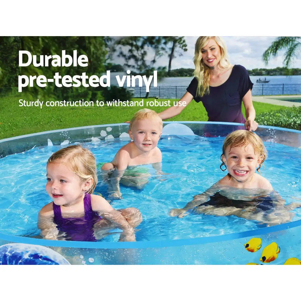 Bestway Kids Pool 183x38cm Round Above Ground Rigid Swimming Pools Undersea 946L - Home & Garden > Pool & Accessories >