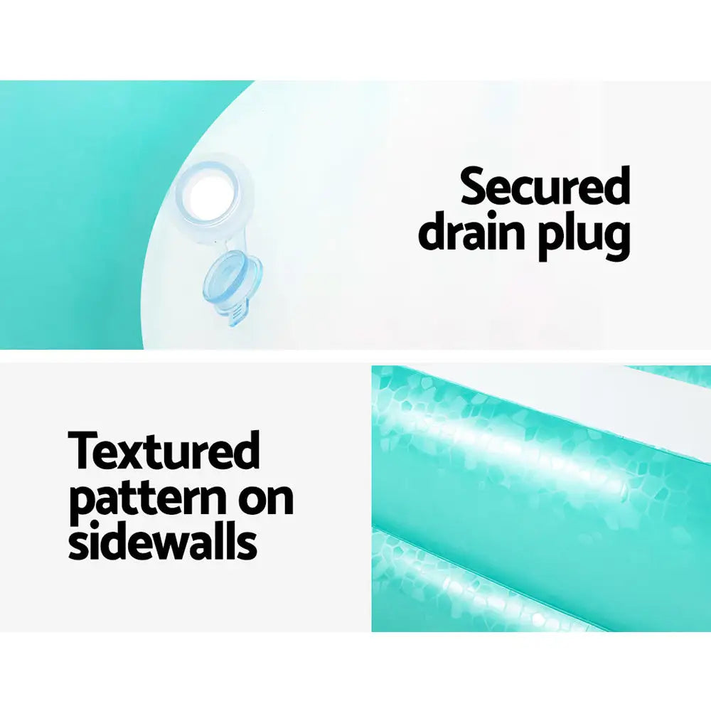 Bestway Kids Pool 200x146x48cm Inflatable Above Ground Swimming Pools 450L - Home & Garden > Pool & Accessories >