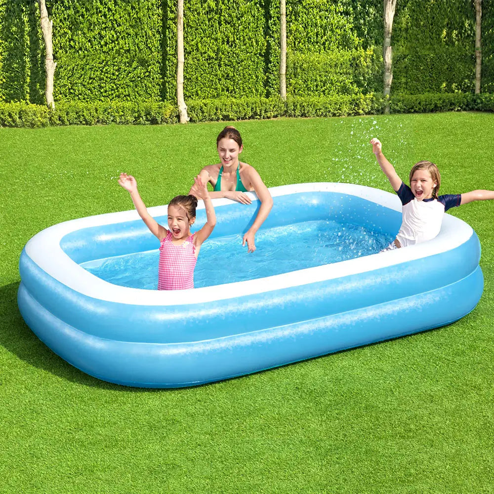 Bestway Kids Pool 262x175x51cm Inflatable Above Ground Swimming Pools 778L - Home & Garden > Pool & Accessories >