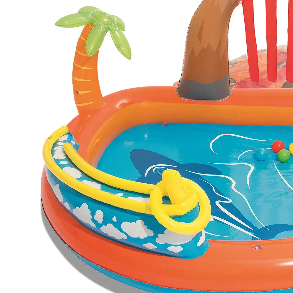 Bestway Kids Pool 265x265x104cm Inflatable Above Ground Swimming Play Pools 208L - Home & Garden > Pool & Accessories >