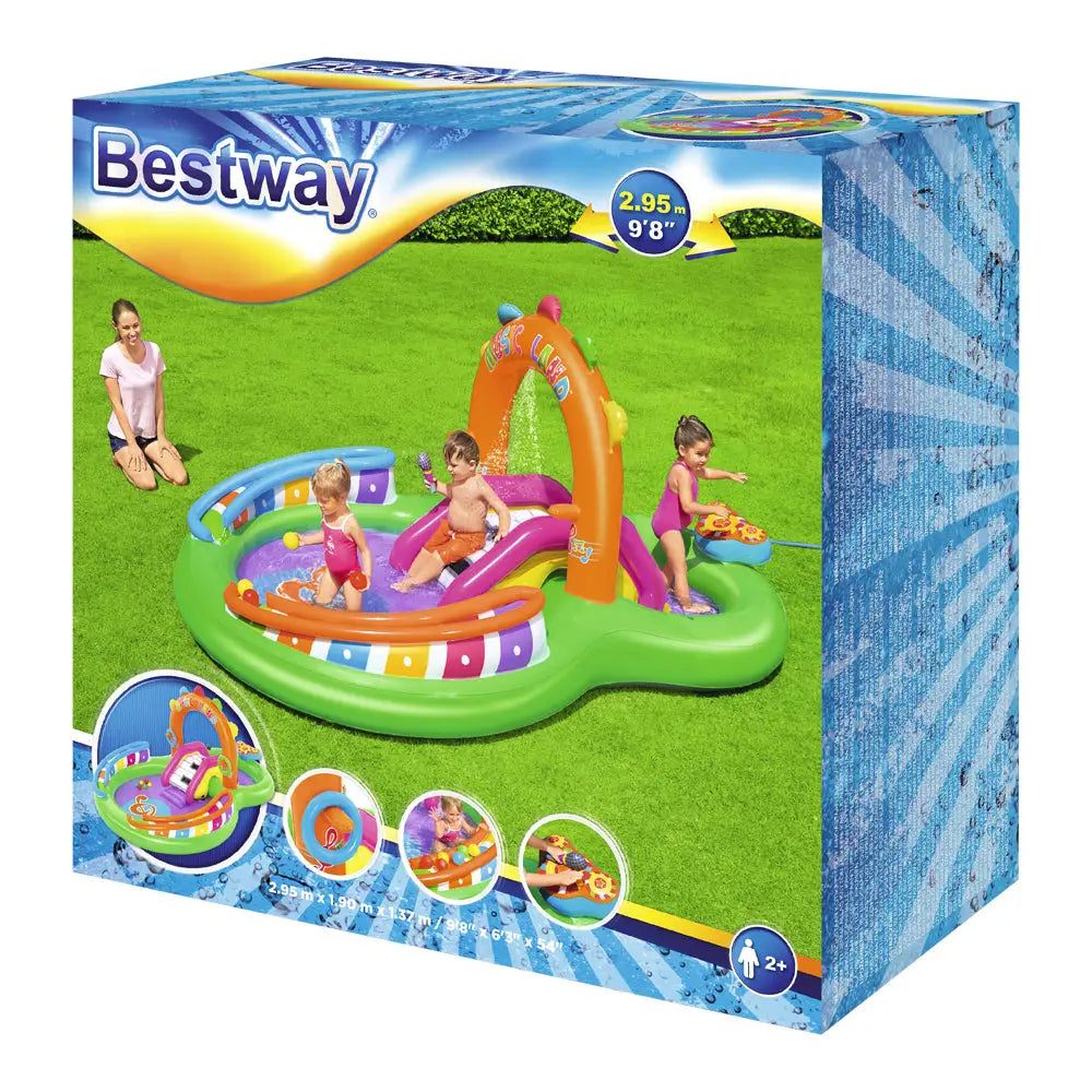 Bestway Kids Pool 295x190x137cm Inflatable Above Ground Swimming Play Pools 349L - Home & Garden > Pool & Accessories >